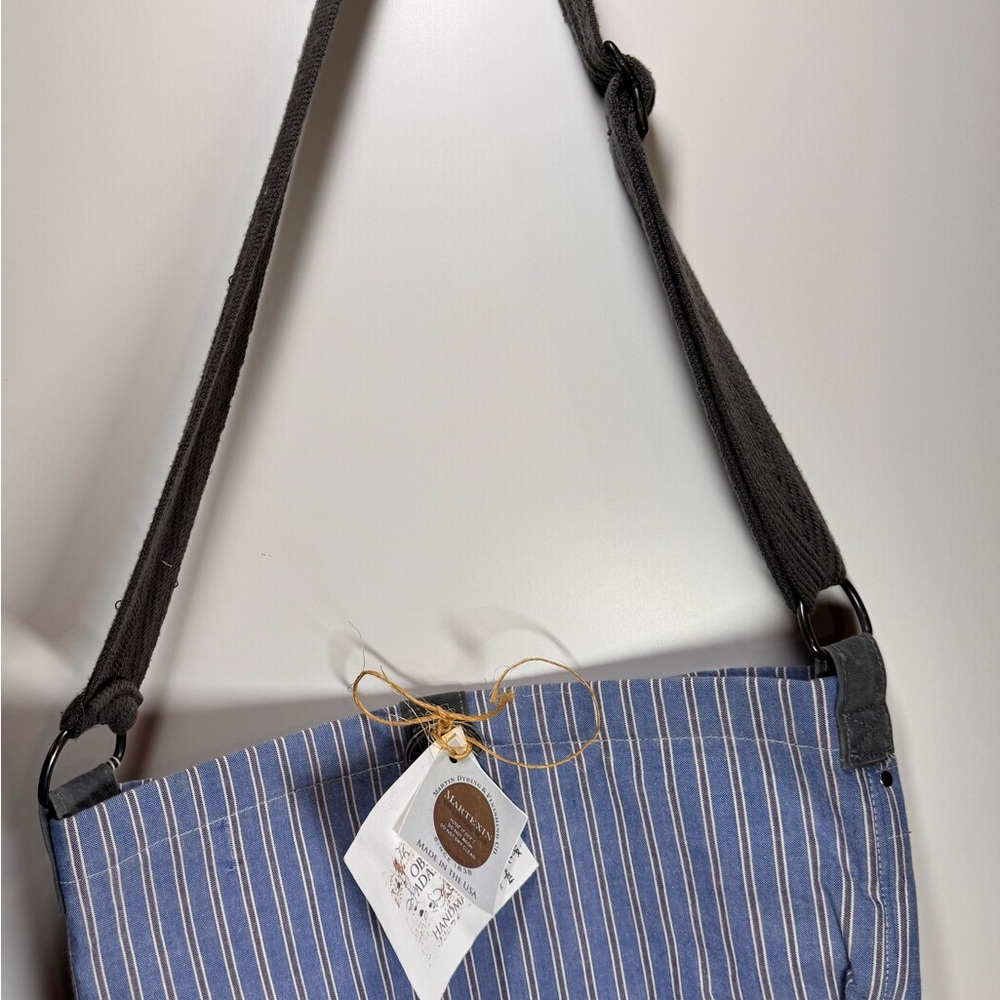 NWT Handmade Shoulder Bag made from vintage seed bags.